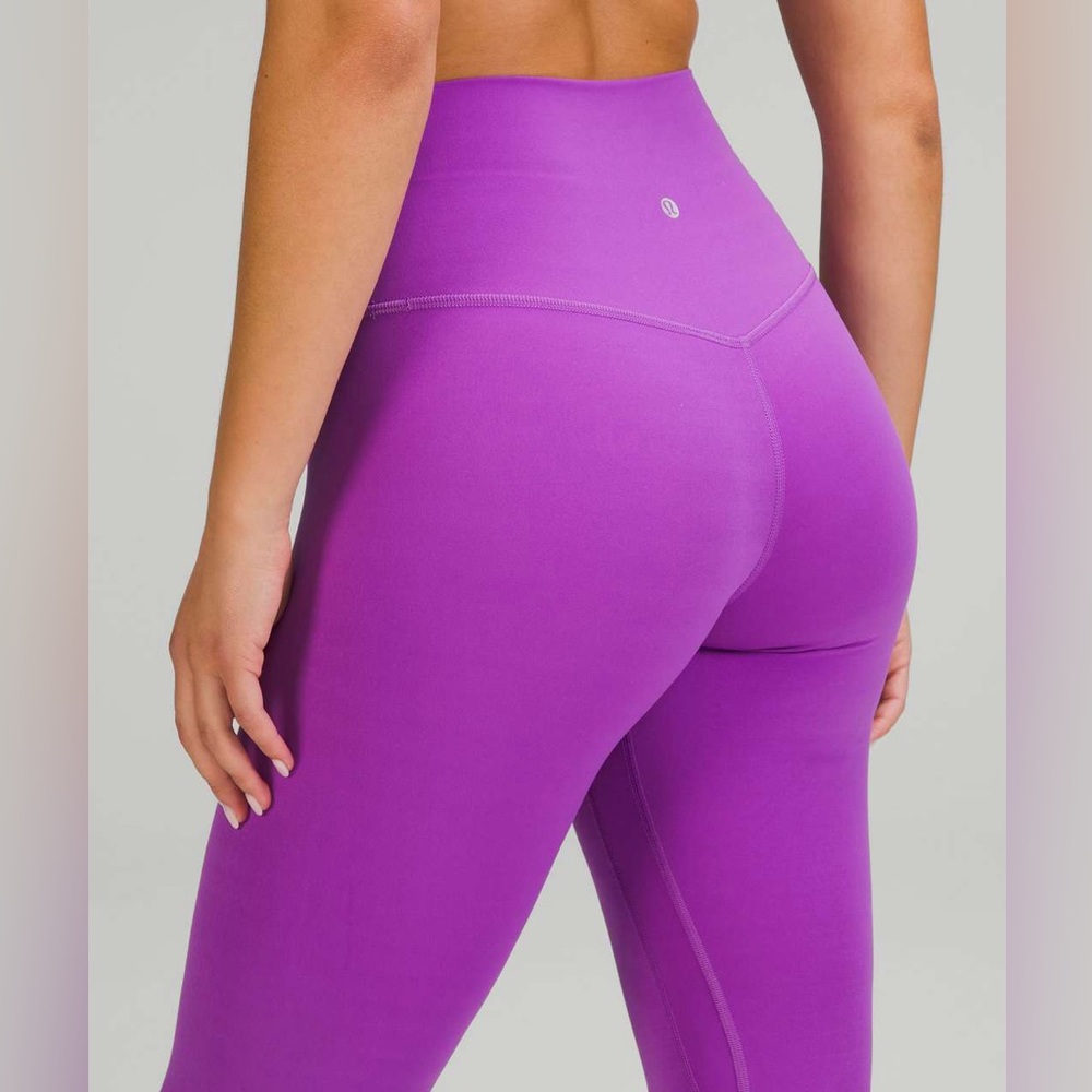 LULULEMON Align High Rise Pant 28” in Moonlight Magenta - Picture 4 of 8
